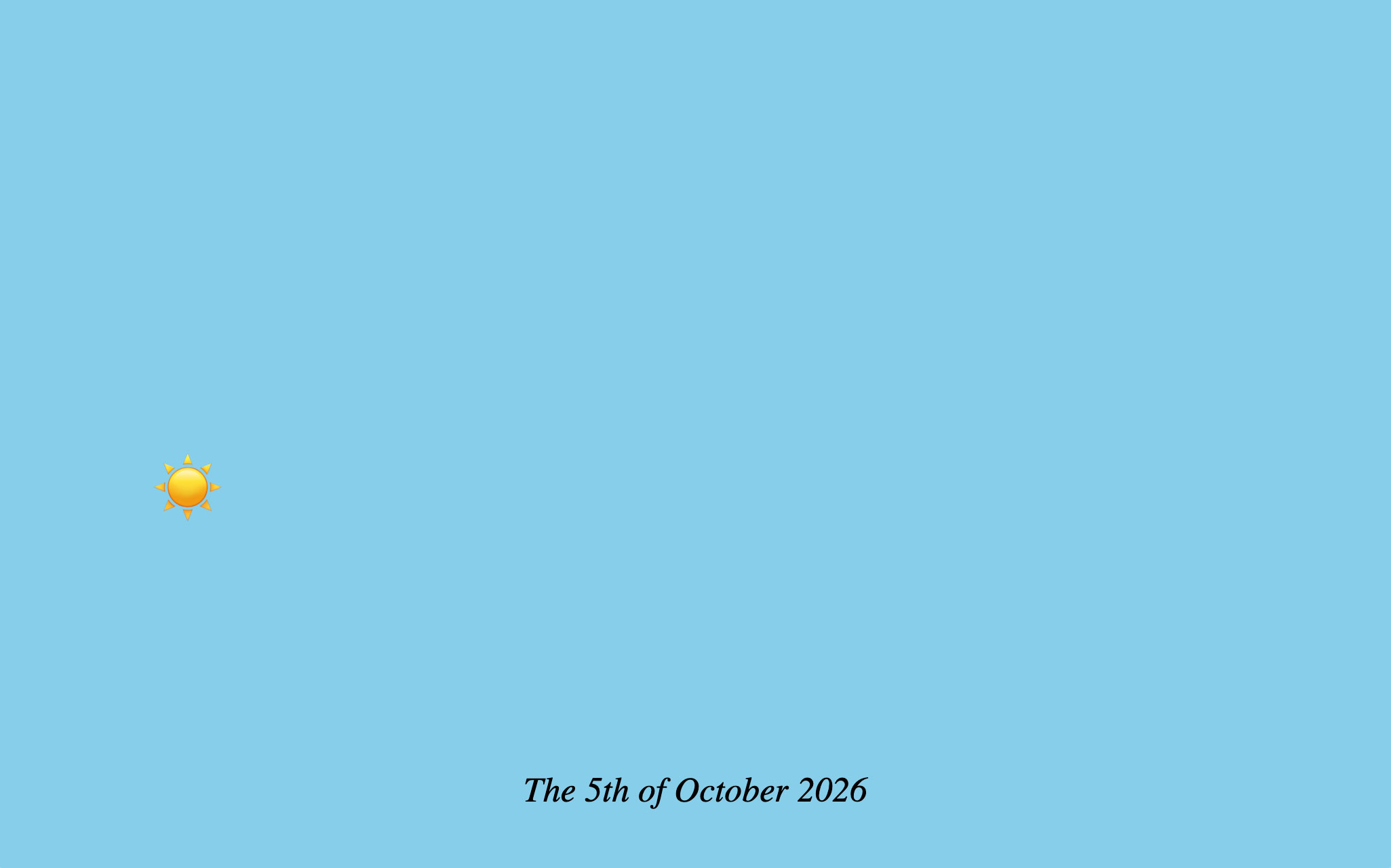 Claude Closky, ‘Ephemeris,’ 2025, interactive website (http://worldnews.online.fr/ephemeris/). 